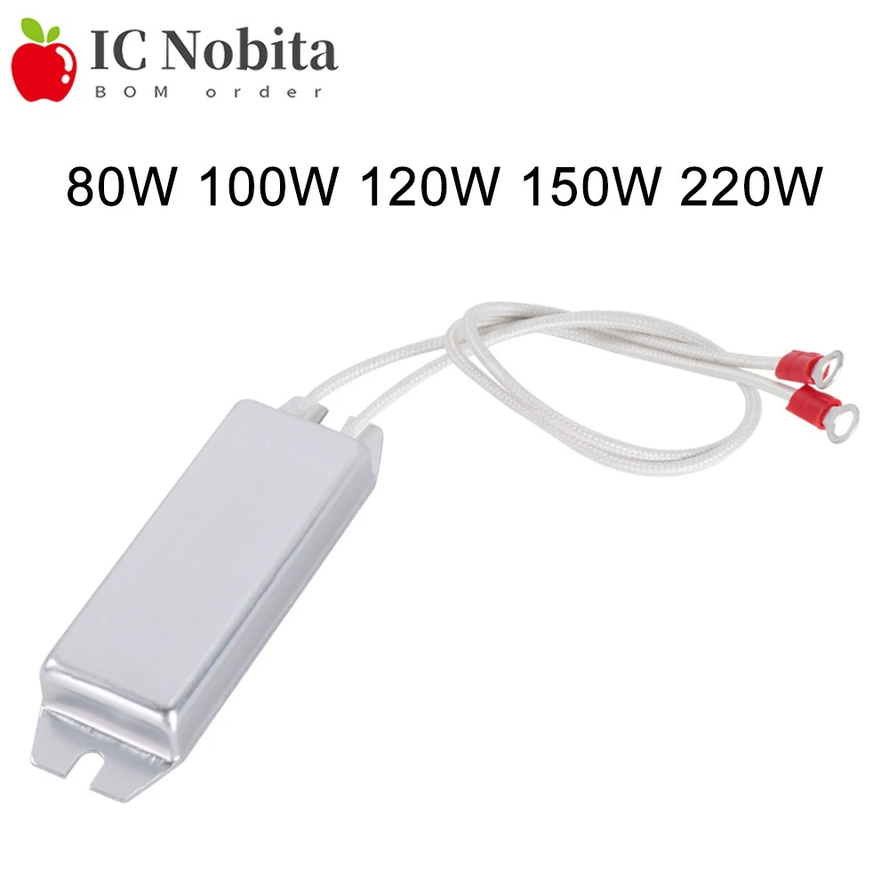 1PCS RXPC RXG28 Aluminum Shell Resistor 80W 100W 120W 150W 220W Servo Drive Braking Resistance for Inverter Motor Speed Control