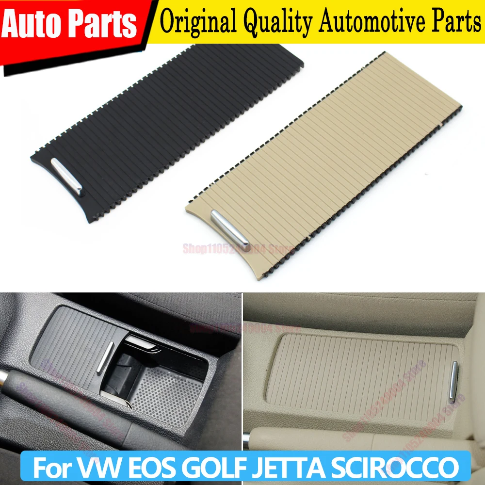 For Volkswagen VW Golf 6 Sagitar Scirocco Center Console Water Cup Holder Rolling Shutter Cover 5KD862531 Replacement