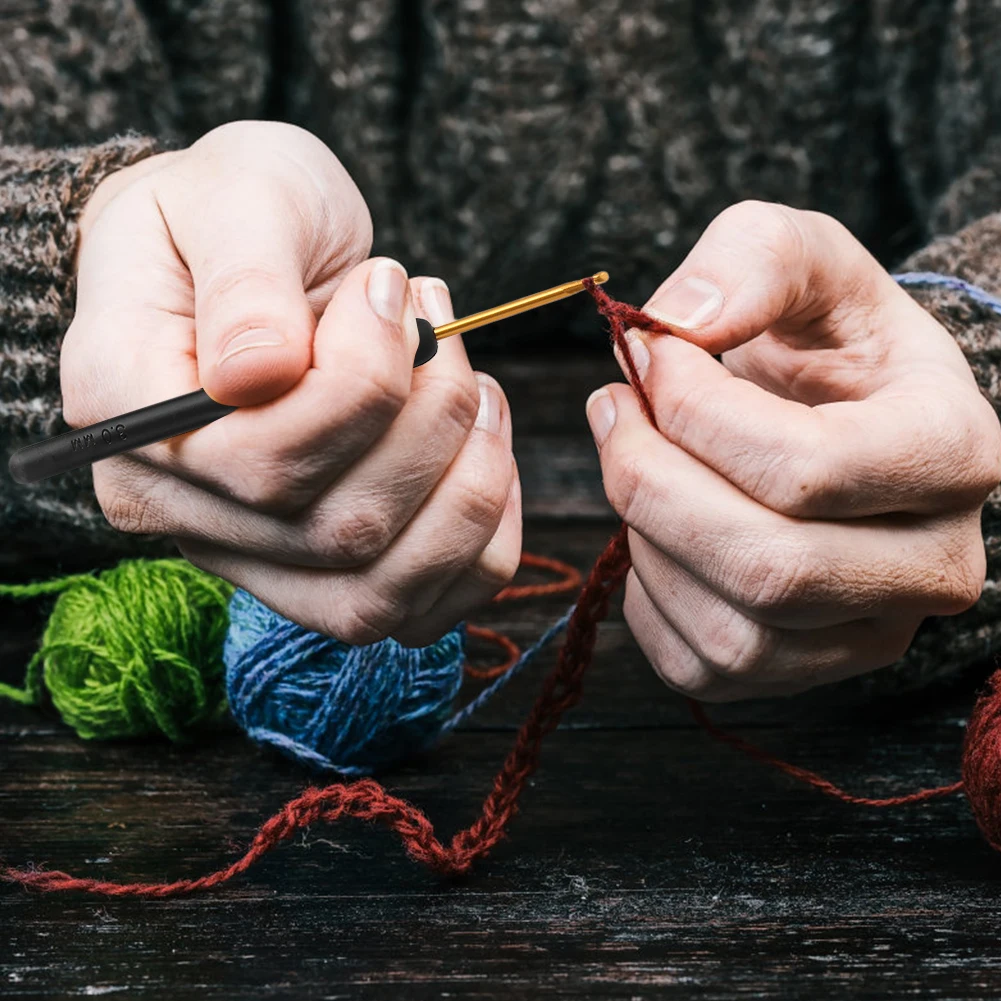 

Набор портативных инструментов для вязания из 8/9 предметов: крючки для вязания, спицы, чехол для рукоделия, алюминиевые крючки для вязания крючком, наборы для рукоделия