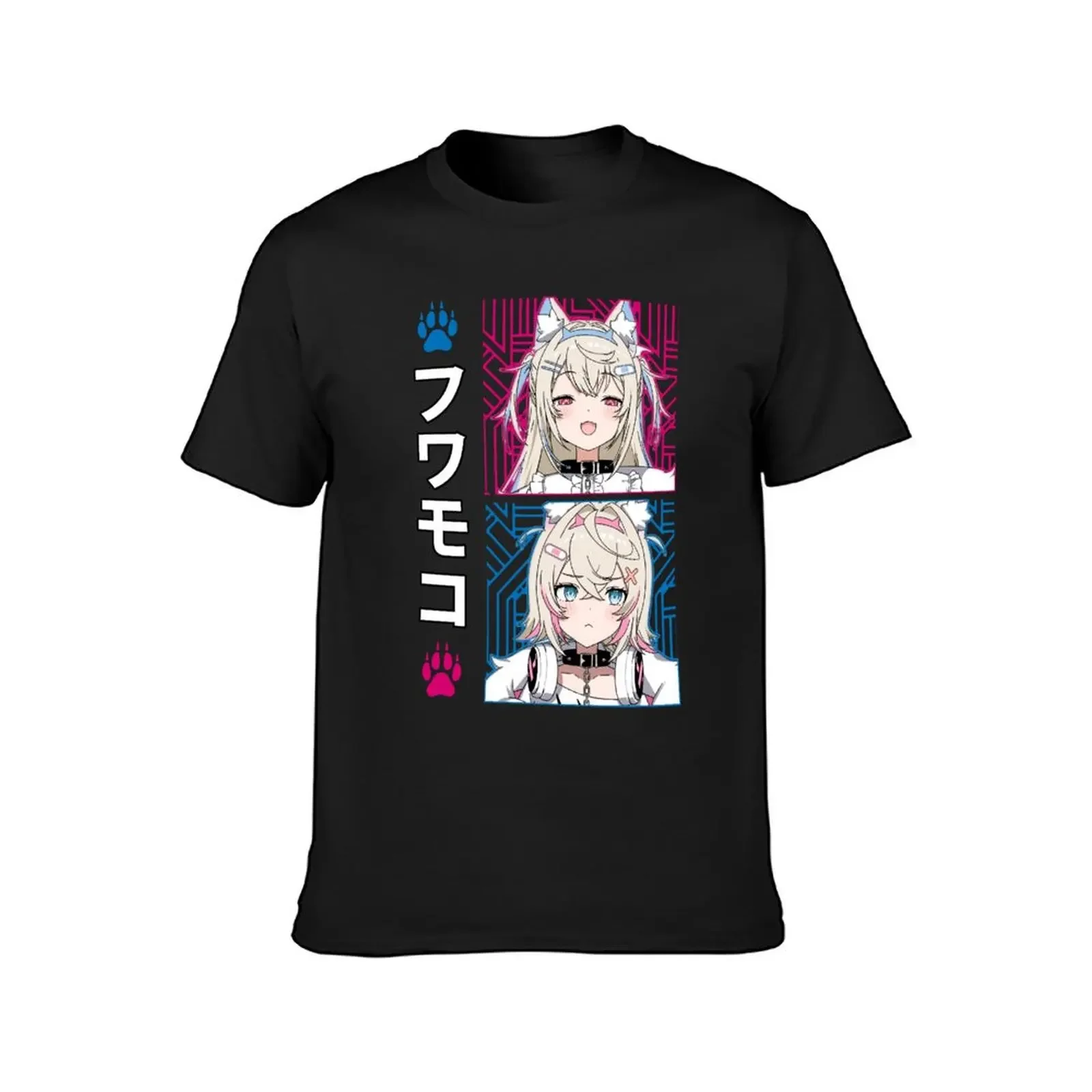 FuwaMoco Advent T-Shirt Blouse custom t shirt anime t shirts shirts men