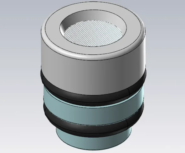 

CNC vacuum suction cup valve core embedded porous suction cup assembly, 10mm one-way valve suction nozzle