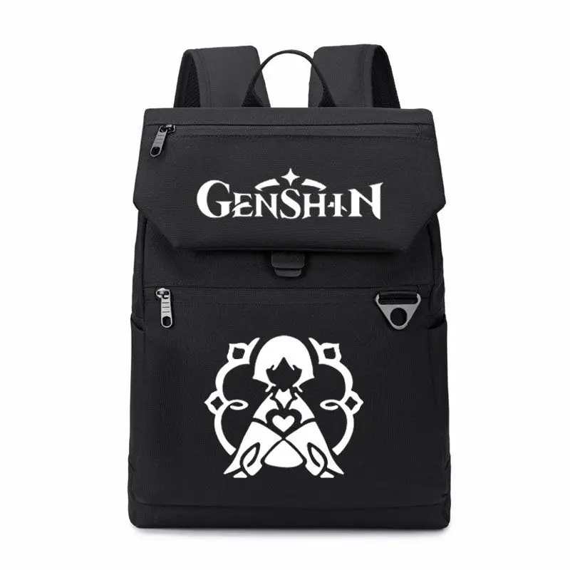 Original Anime God Book Character Mingzhu Mao Zhongli Disperse Soldier Ayaka Gensaku Wanderer Double Shoulder Backpack Student A