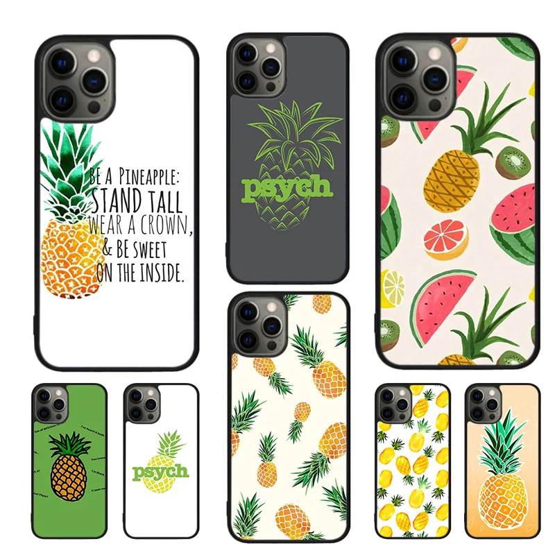 

Summer pineapple Phone Case For iPhone 17 Air 16 15 14 11 12 13 Pro MAX Plus coque Cover Shell
