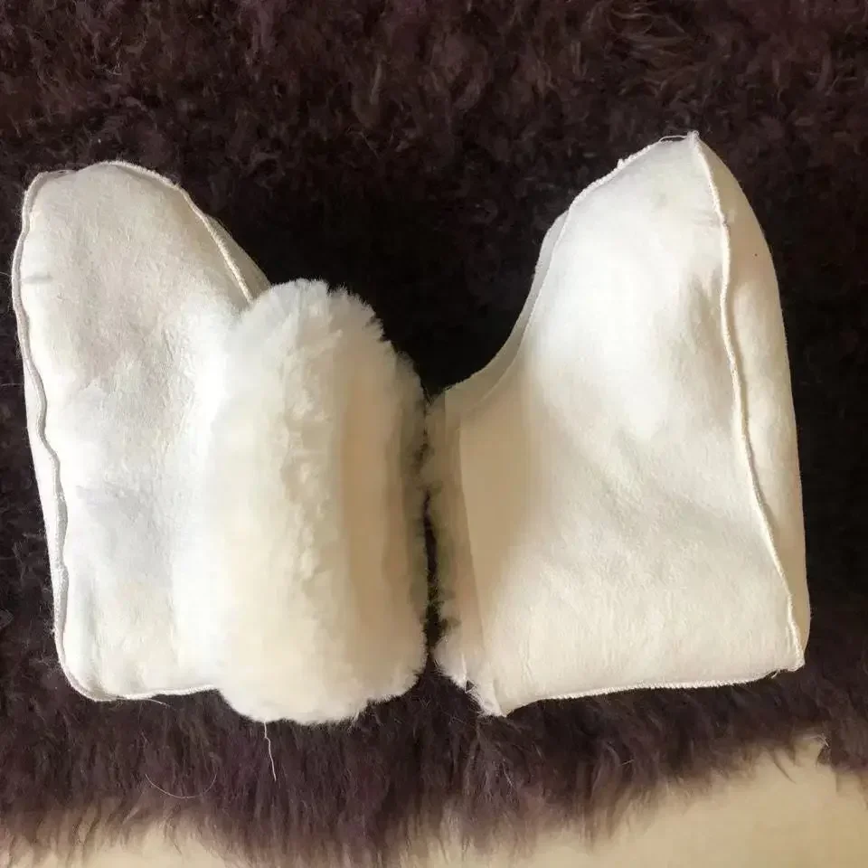 Natural Sheepskin Indoor Slippers Toasty Shoes Barefoot Ergonomic Shearling Real Leather Men Genuine Leather Shoes for Woman