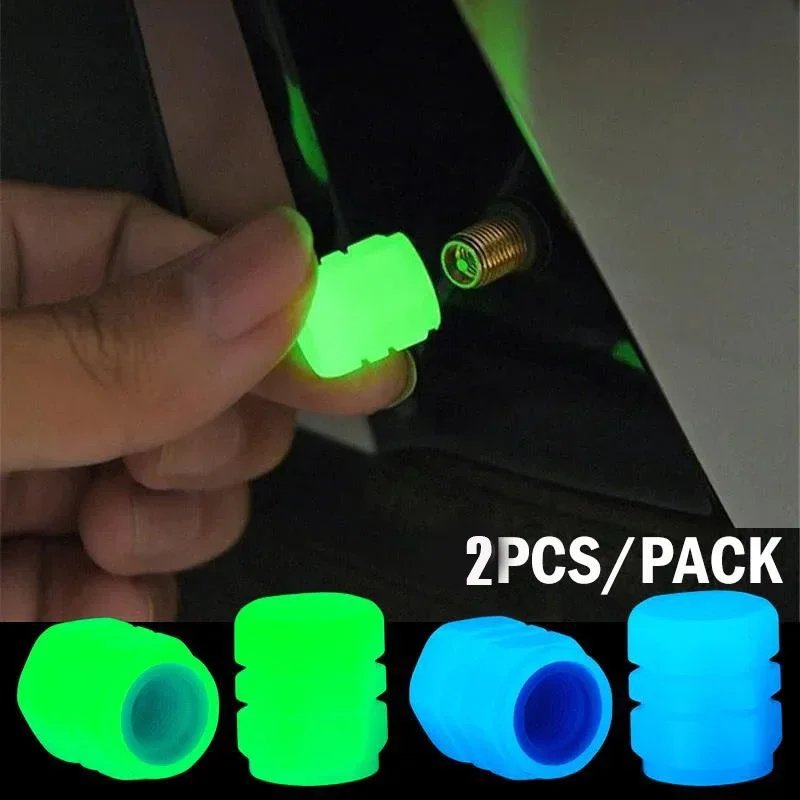 

Luminous Night Glowing Motorcycle Wheel Tyre Valve Caps Decors For Pcx Indian Motorcycle Z800 Gs 1250 Accessories Aerox