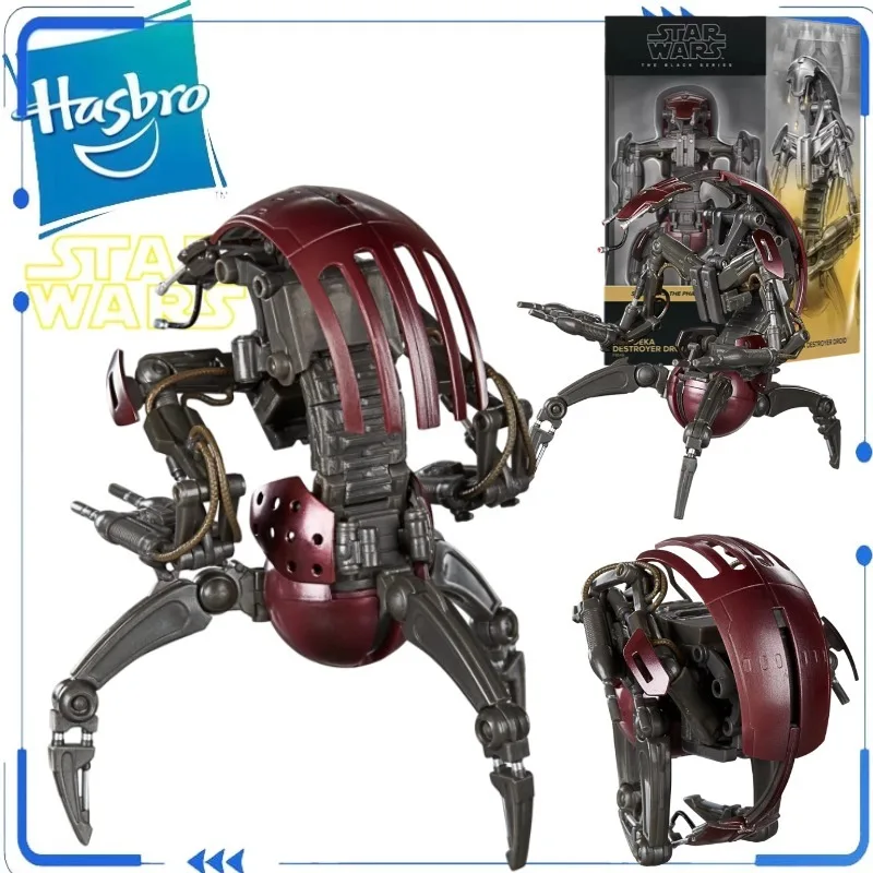 

Genuine Hasbro Star Wars Black Series Droideka Destroyer Droid Action Figure The Phantom Menace Collectible Toy In Stock