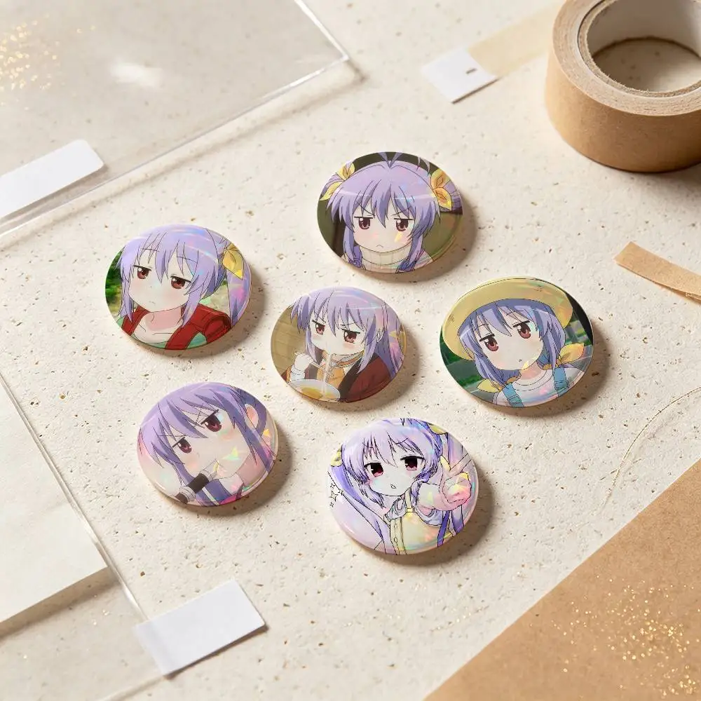 Renge Miyauchi Anime Figure Badges 25 32 44 58 75 Mm Round Cosplay Pin Bag Decor Fans Collect Friends Gifts Brooch Souvenir