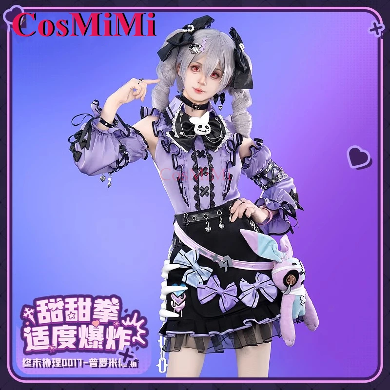 CosMiMi Game Honkai Impact 3 Prometheus Cosplay Costumes Sweet Fist Explodes Moderately Dress Carnival Party Role Play Clothing