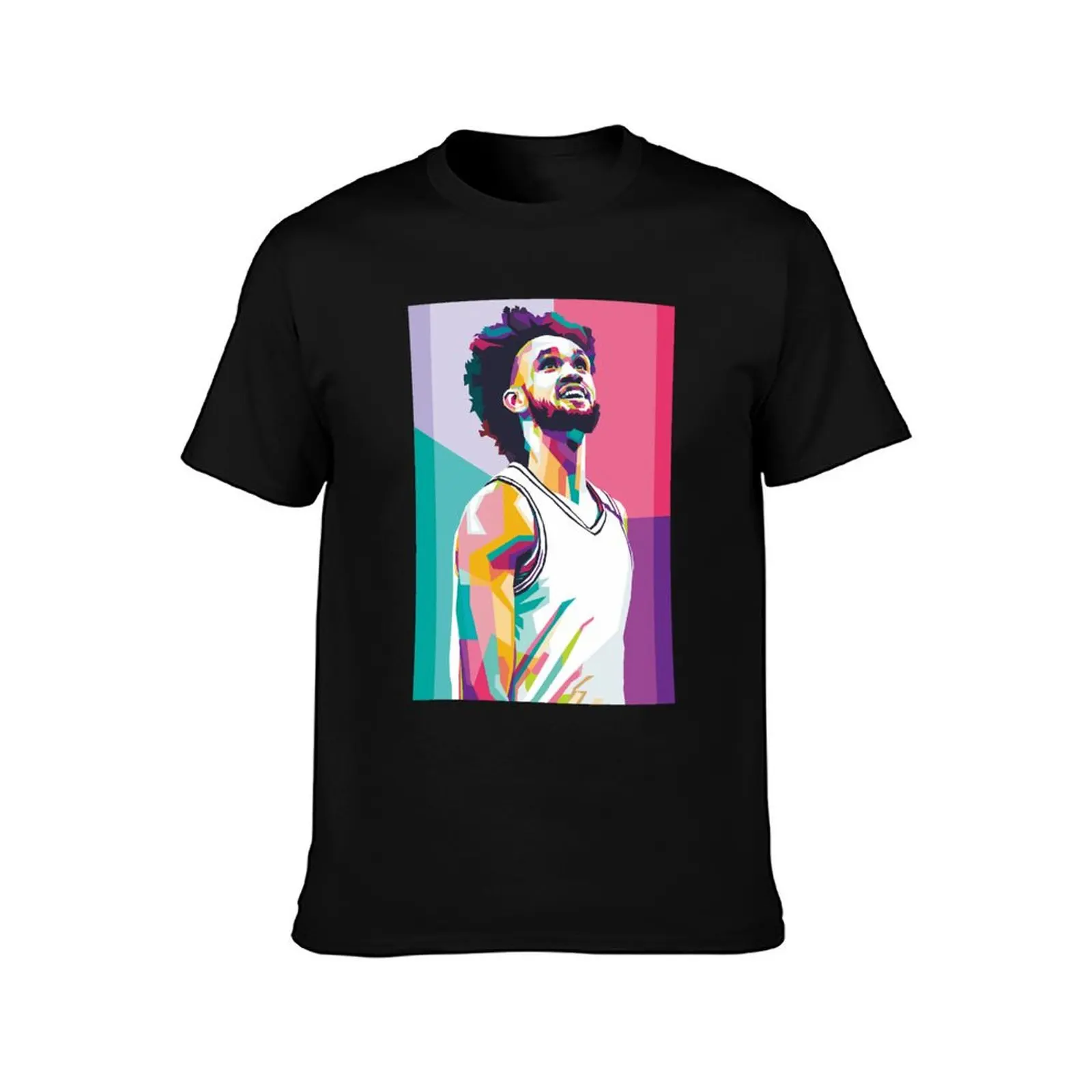 Derrick White T-Shirt Sports Casual Short Sleeve Cotton Tee T-Shirt