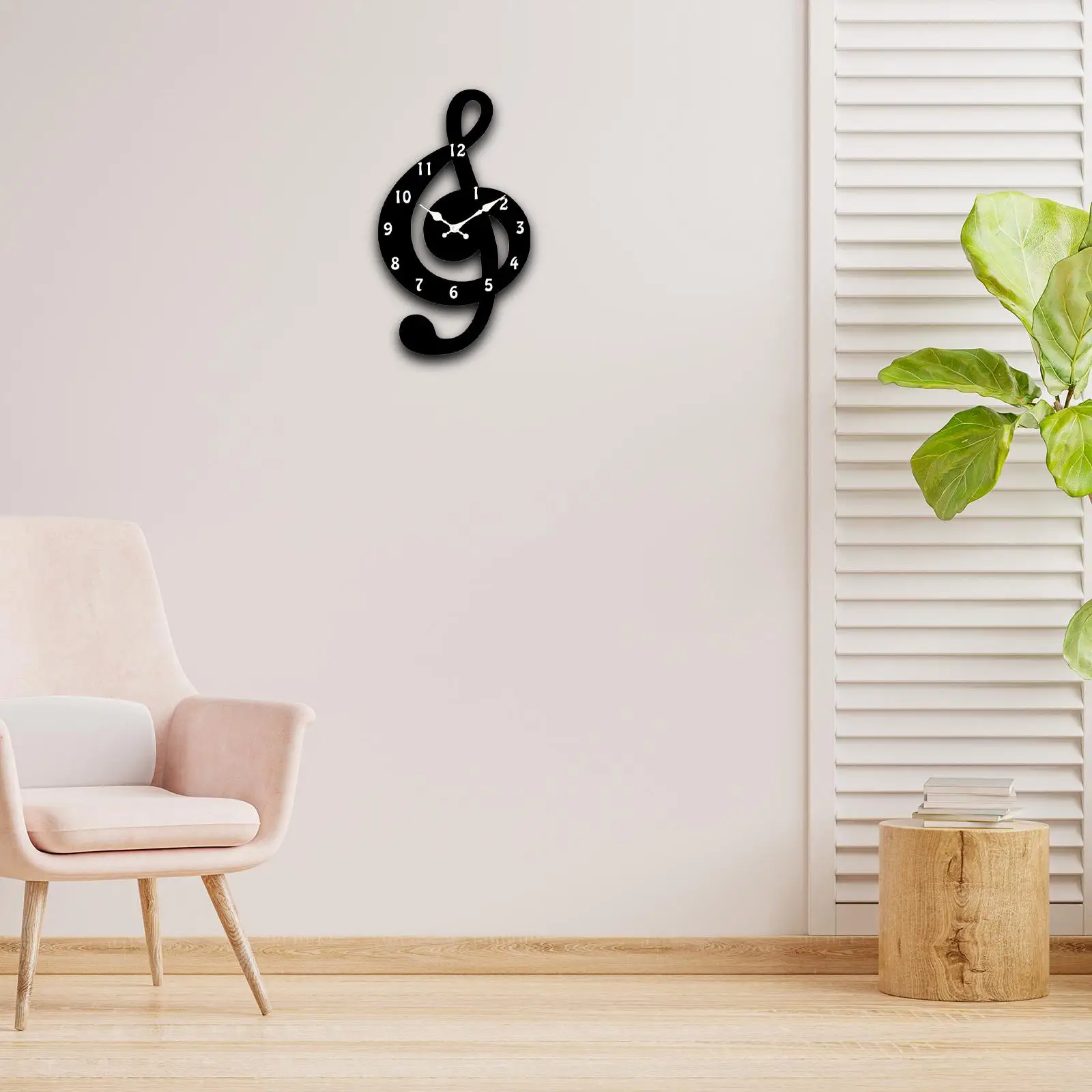 

Музыкальные настенные часы с нотами, современные, легко устанавливаемые, креативные, бесшумные, деревянные, для дома, кафе, гостиной, декор для стен, подарок на новоселье