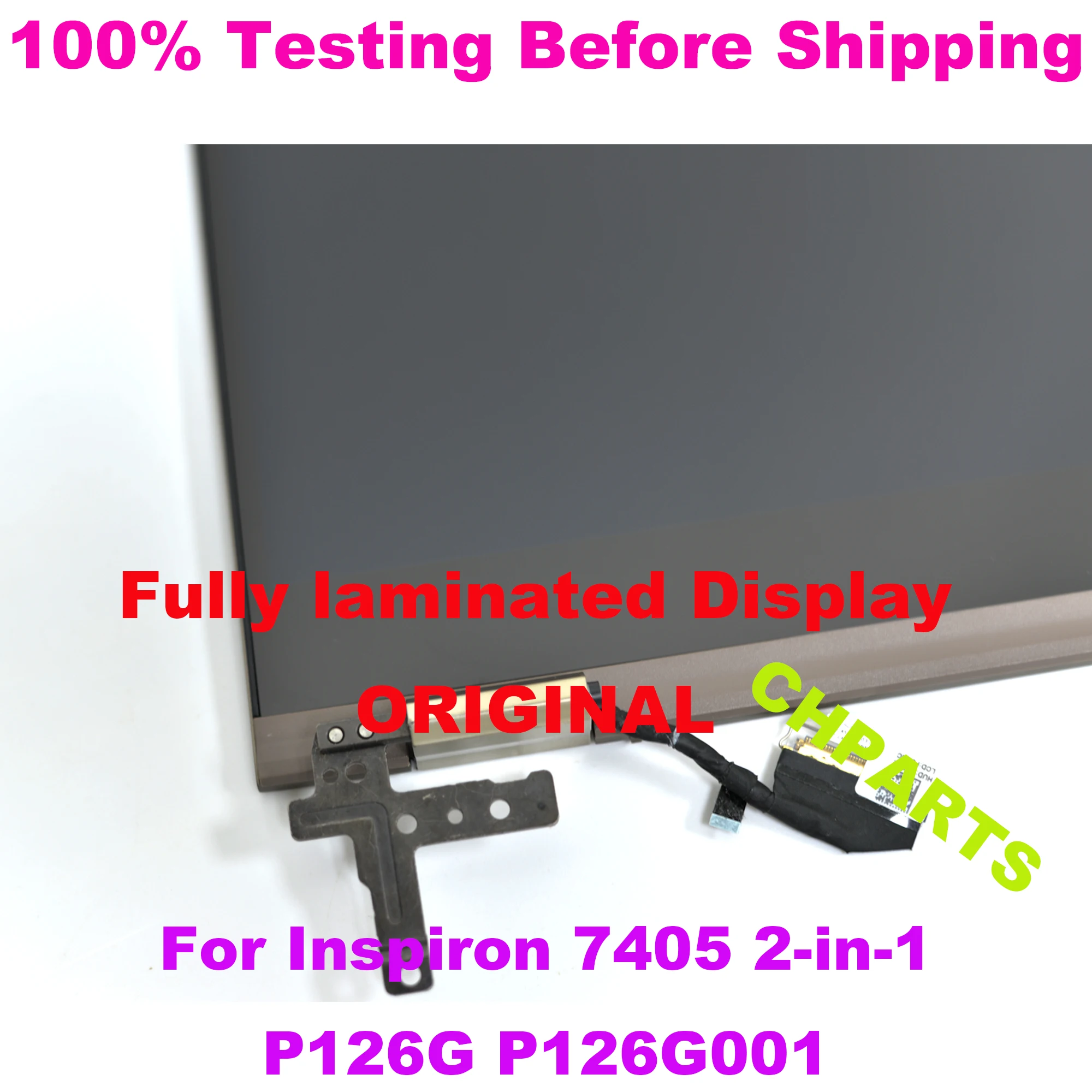 Imagem -06 - Substituição da Tela Sensível ao Toque do Painel Lcd Montagem Completa com Dobradiças 14 Polegadas Dell Inspiron 5406 7405 em P126g P126g001 P126g002