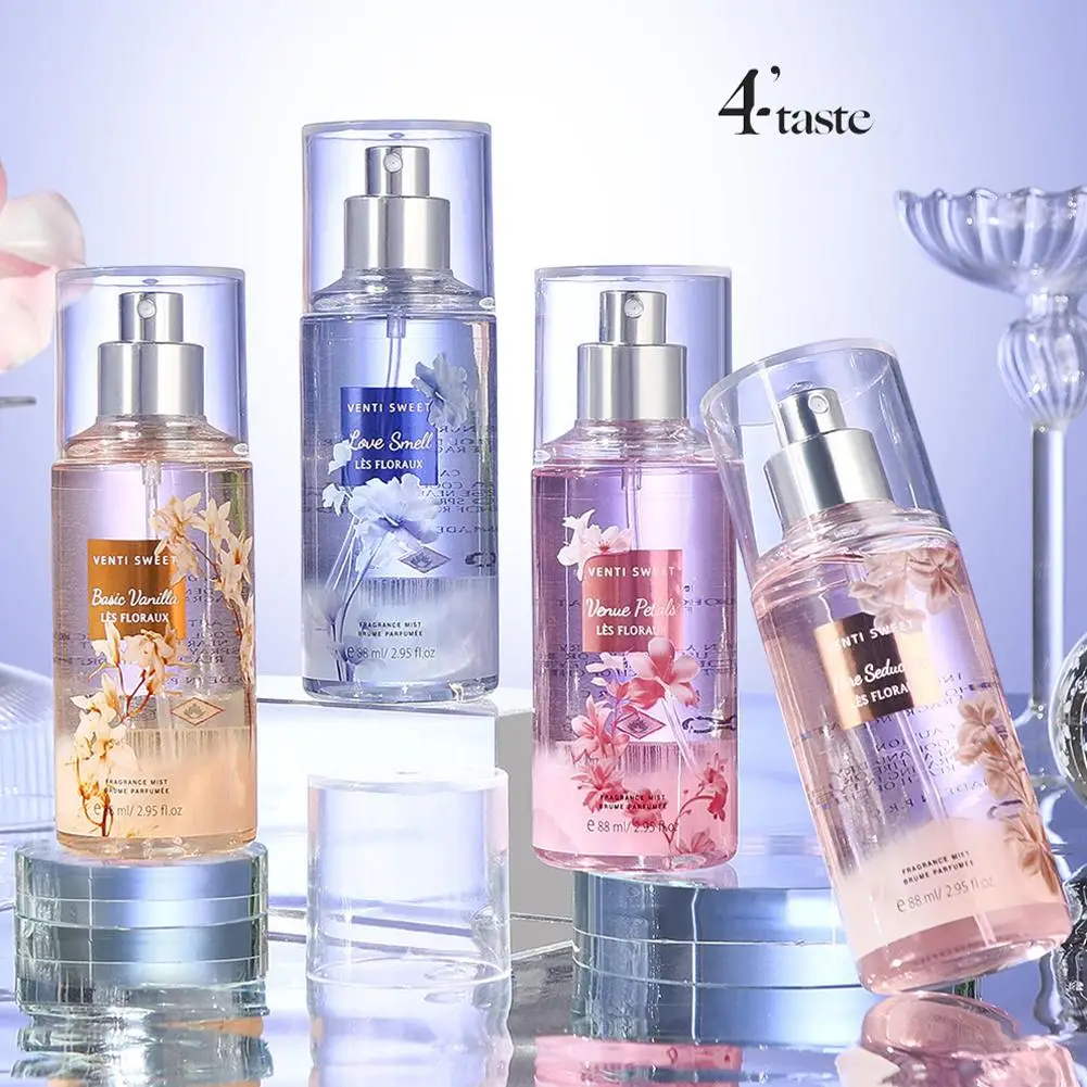 88ml fragrância floral perfume baunilha fragrância feminino data perfume de longa duração boa menina parfum corpo spray floral névoa ar fresco