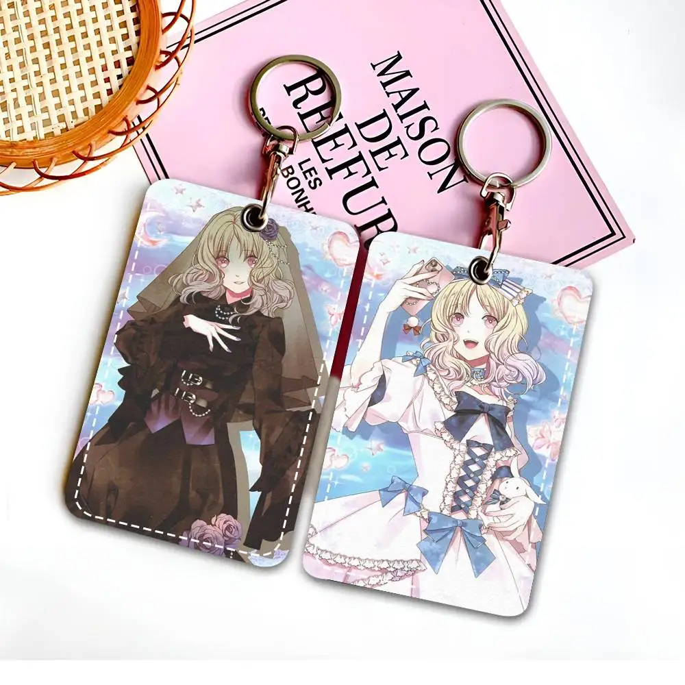 

Классический игровой брелок-держатель для карт D-Diabolik Lovers Komori Yui: аниме-футляр для пропускных карт, брелок для ключей, брелок для ID-карт