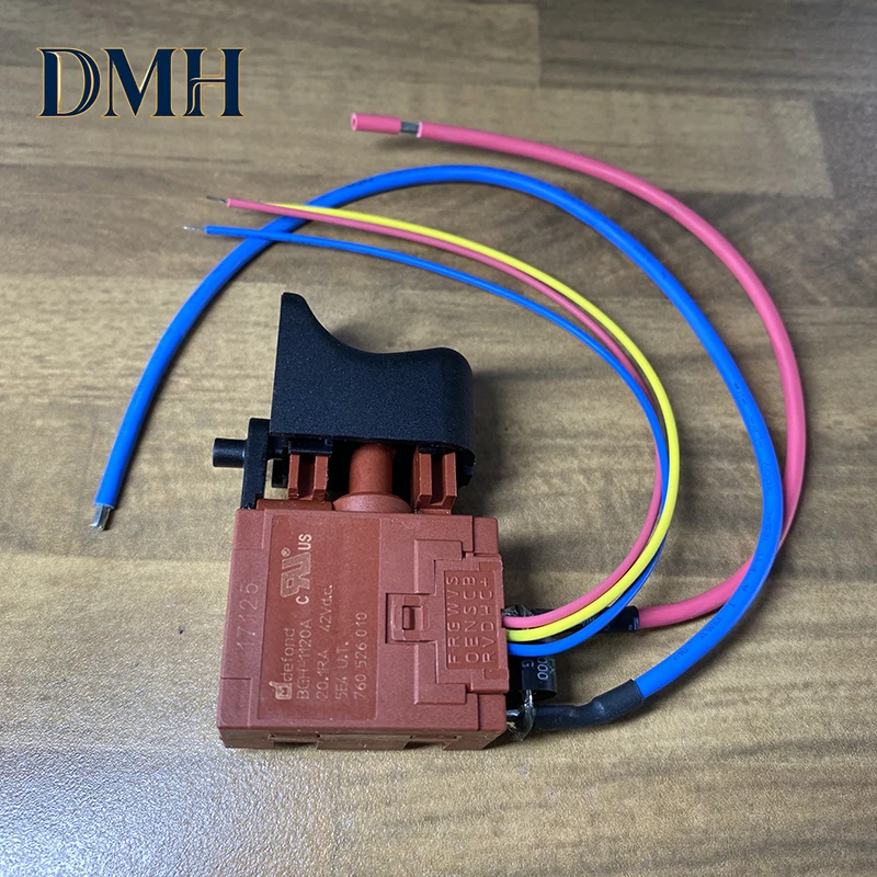 Новый электрический переключатель-триггер для дрели 42VDC 20.1RA BGH-1120A, 1 шт.