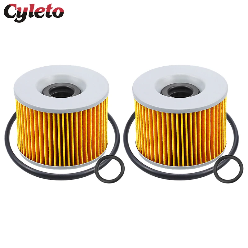 Filtr oleju motocyklowego 1/2/4 do Kawasaki EL250 Eliminator EL252 EX250R Ninja 250 GT550 GT750 KR650 GPX250R GPX600R GPX750R