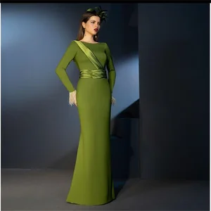 أفضل 6 فساتين طويلة باللون الأخضر الزيتوني - رقم 6