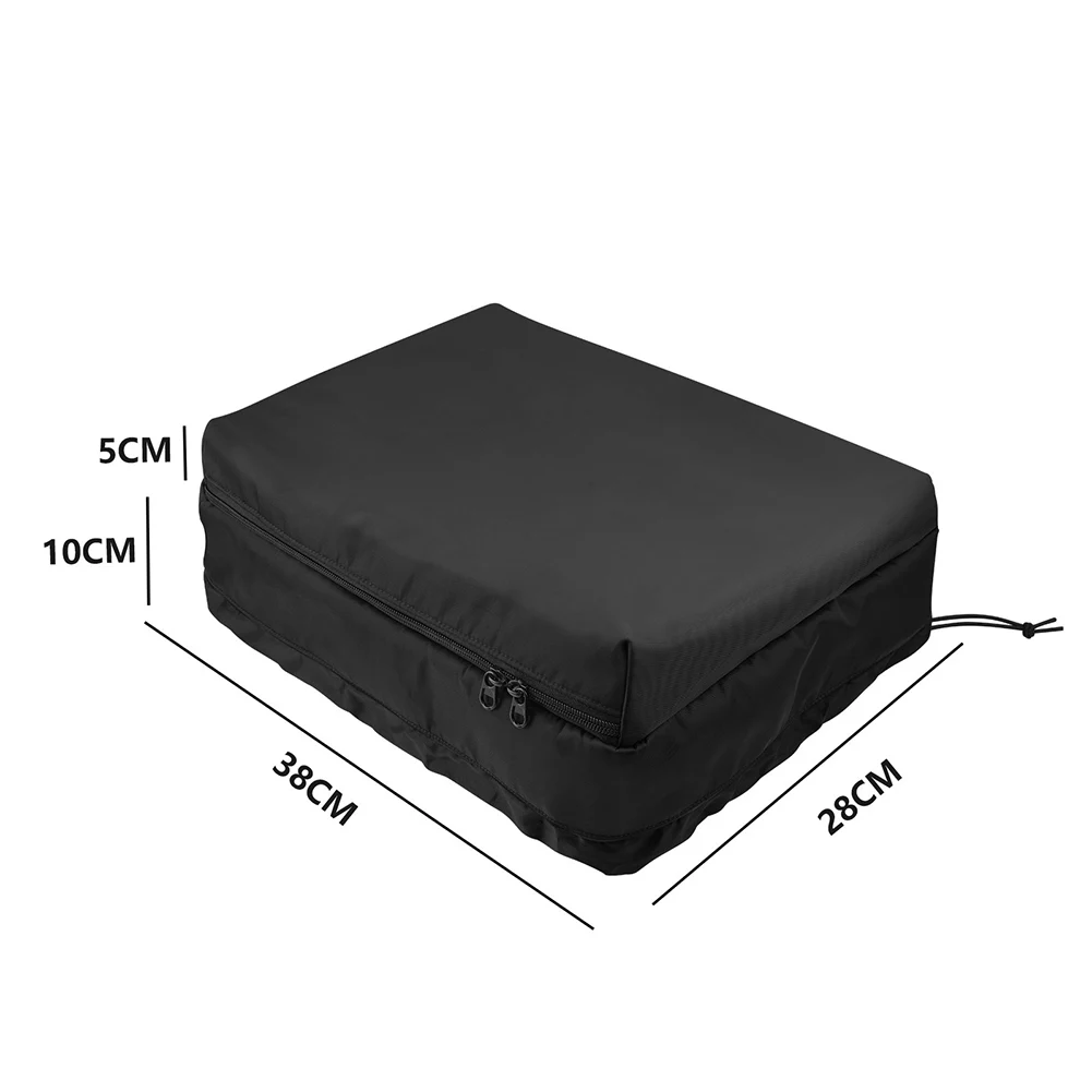 Game Console Protective Cover 15x13x5cm Desktop Dustproof Storage Bag With Double Pockets For PS5 Slim Gaming Accessories