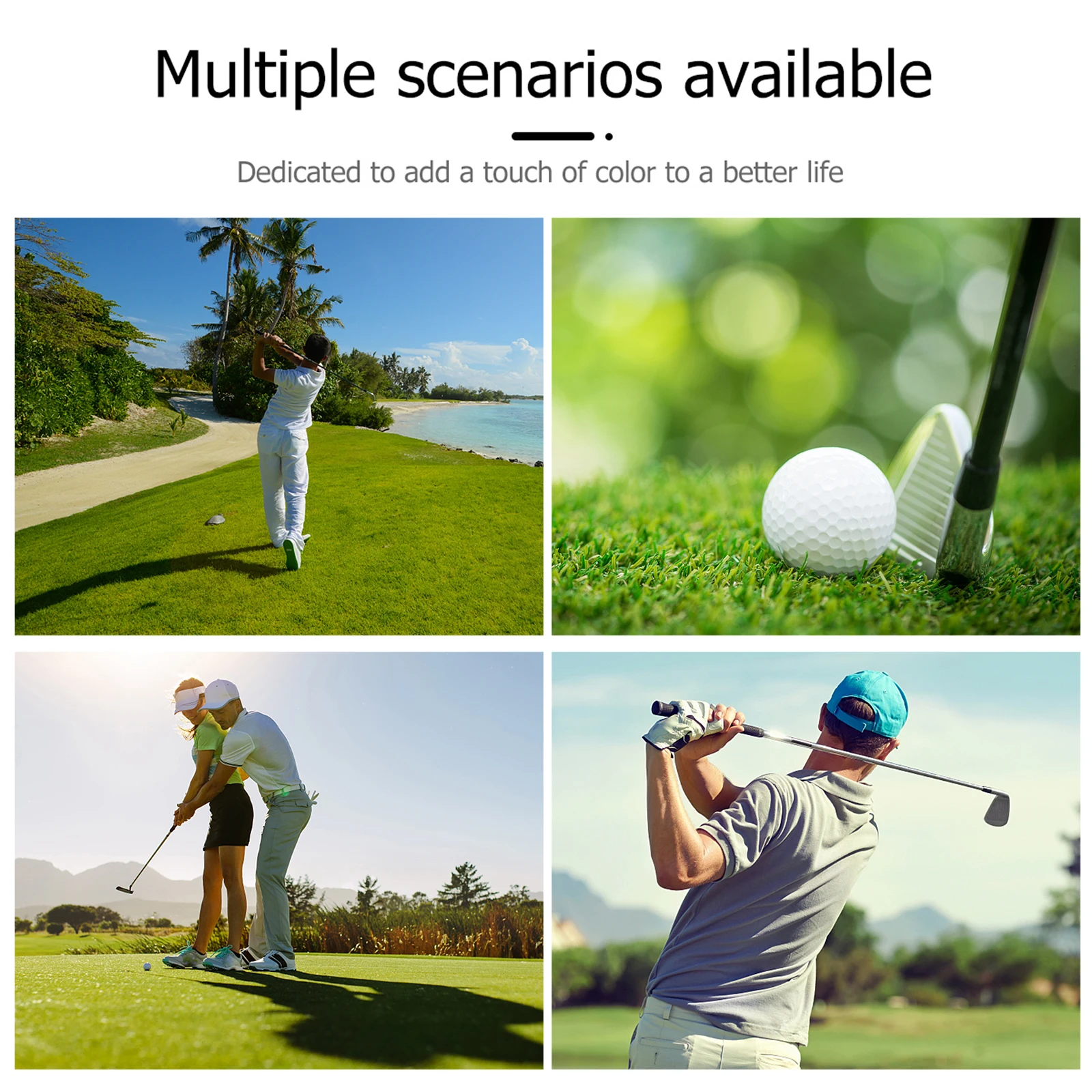 

Golf Colored Holder Ball Tool Tee Markers Swing Mens Accessories