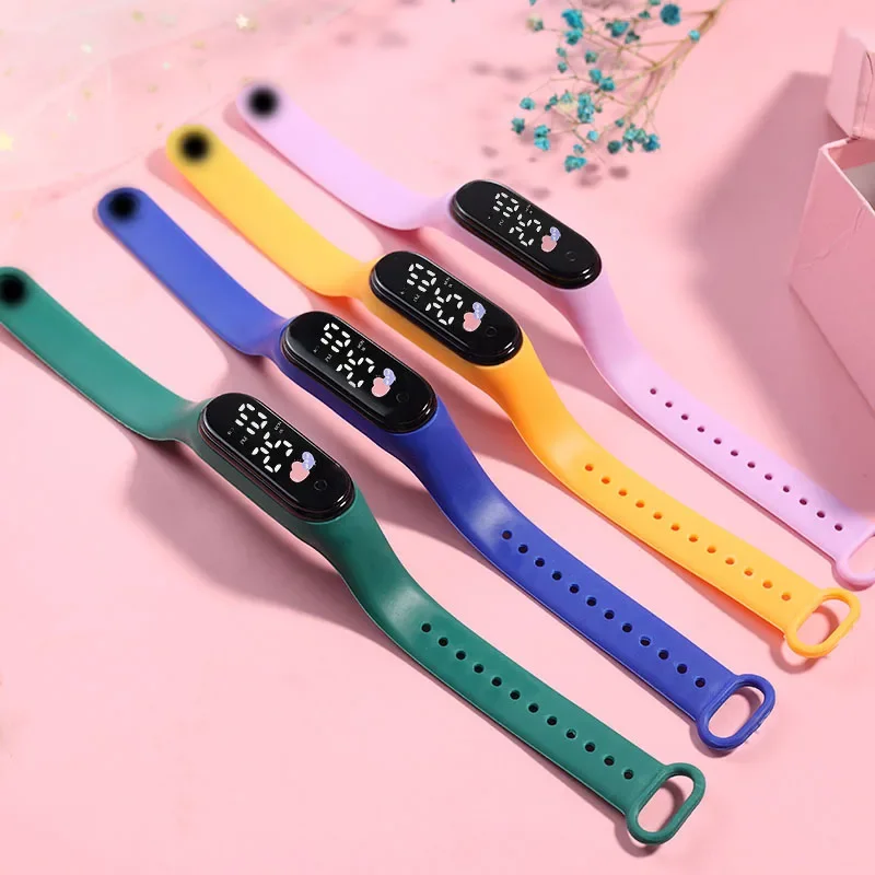 Reloj para niños, regalo de cumpleaños para niños, niños y niñas, reloj deportivo LED Digital de dibujos animados para niños, reloj de pulsera creativo resistente al agua