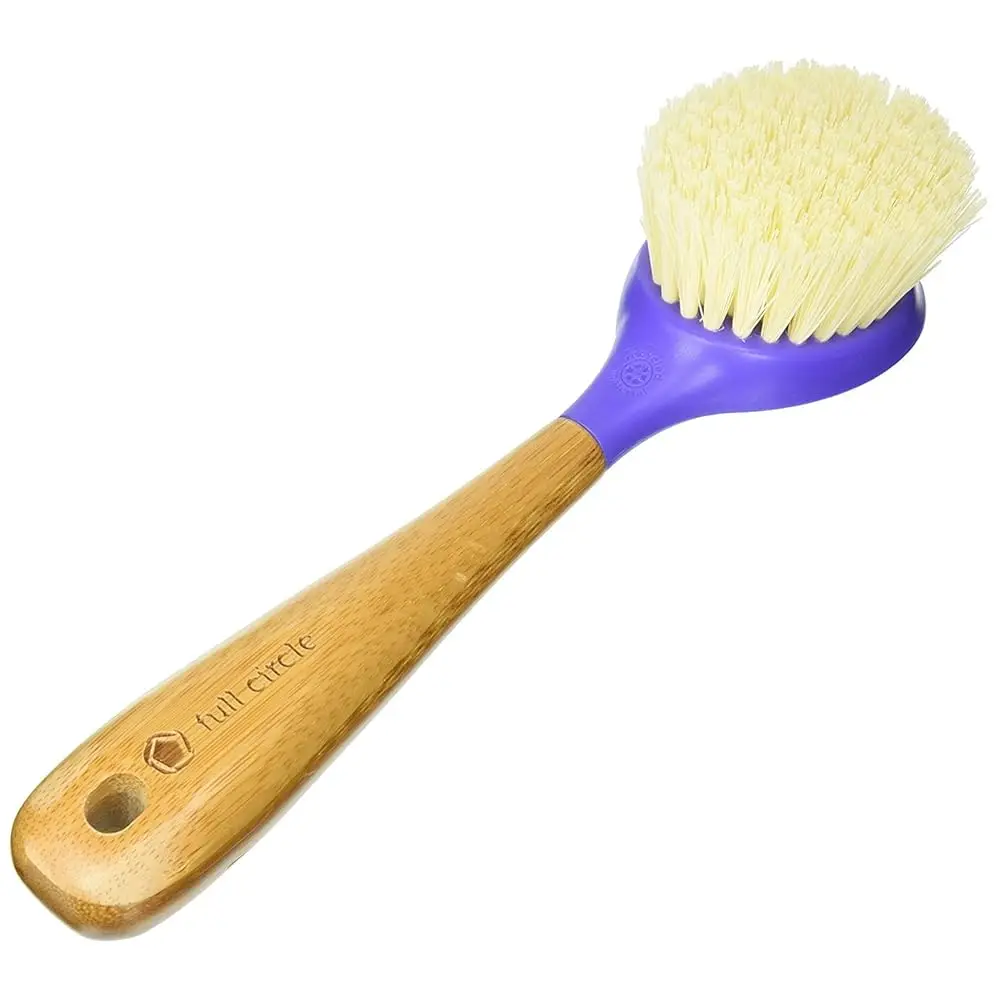 

Щетка для мытья посуды Full Circle Be Good с бамбуковой ручкой – Экологичная уборка на кухне с прочными щетинками – Натуральная мочалка для посуды и кухонных принадлежностей