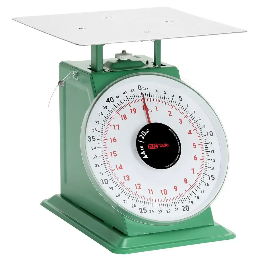 

44lb 20kg Heavy Duty PortionControl Mechanical Kitchen and Food Scale Industrial Dial Scale with Stainless Steel Platform