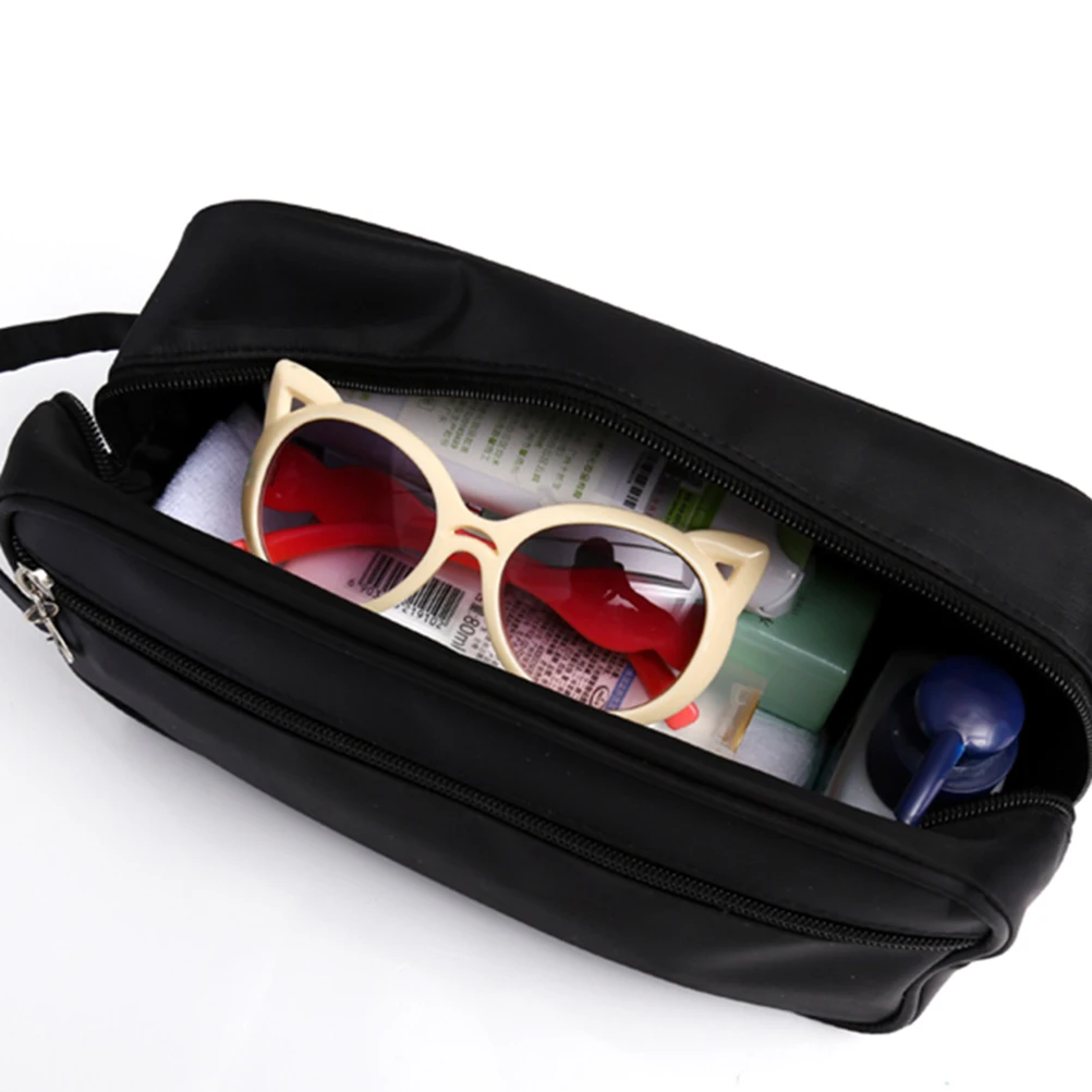 

Waterproof Toiletry Storage Travel Makeup Case Double Toiletry Bag For Travel Layer Design Portable Large Capacity