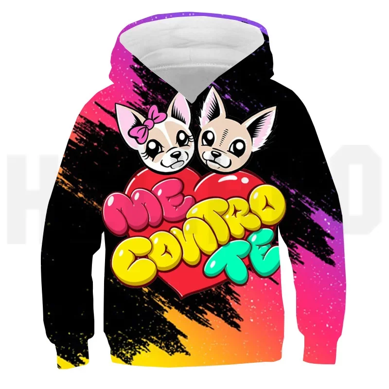 3D Me Contro Te Compleanno Monster Hoodies Women casual Sweatshirt Kid Anime Me Against You Party Dogs Pullover Streetwear Child