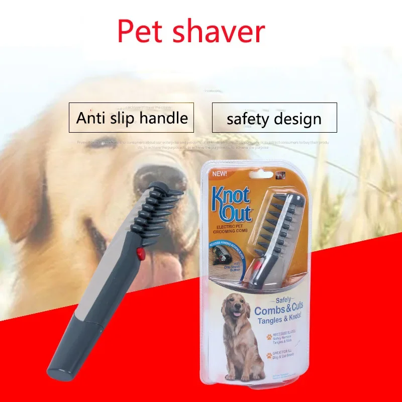 Professional Grooming Comb Electric Dog Brush Puppy Cat Hair Trimmer Slicker Gilling Quick Cleaning Tool for Pet Animal Grooming