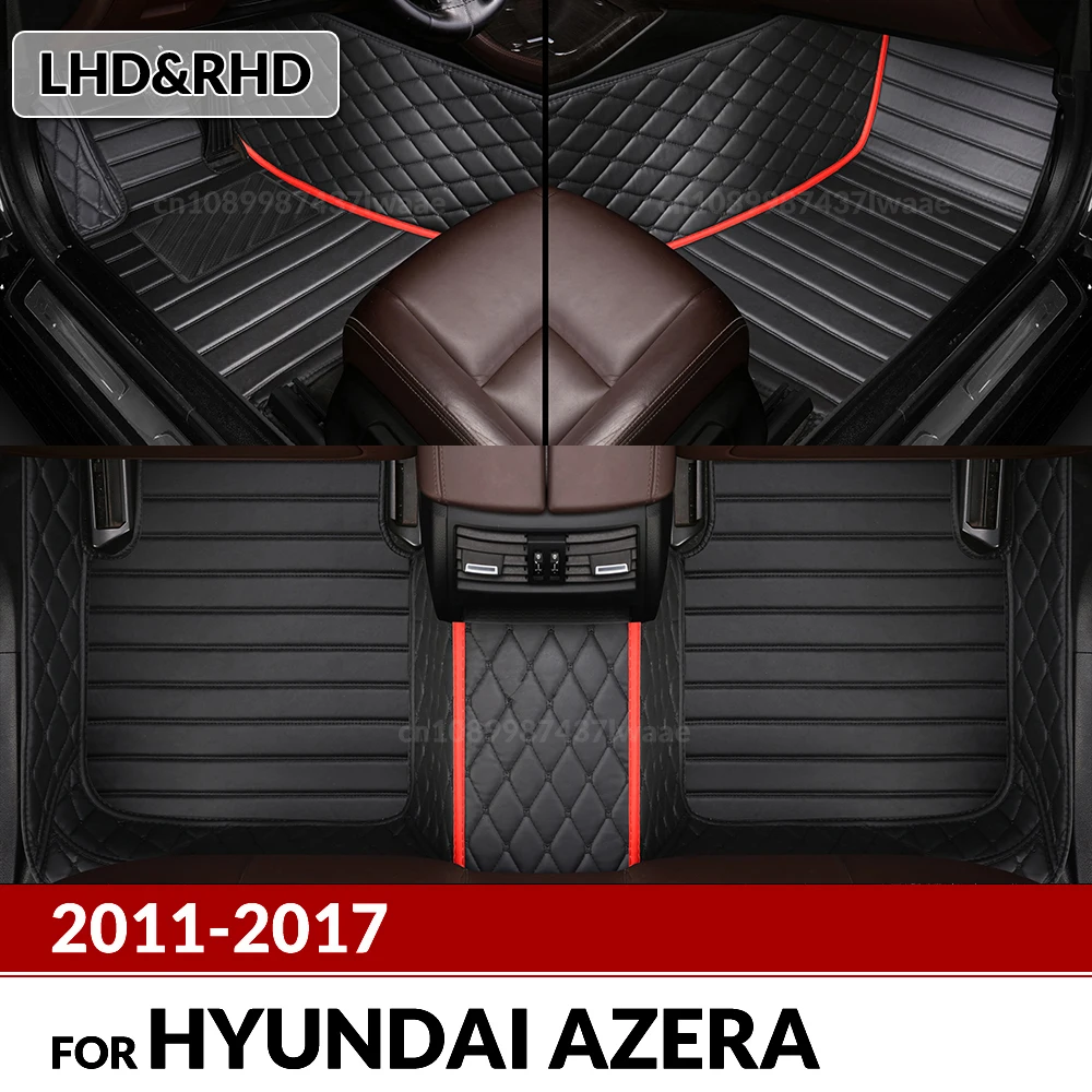 

Автомобильные коврики для Hyundai Azera 2011 2012 2013 2014 2015 2016 2017, автомобильные подушечки для ног на заказ, ковровое покрытие, аксессуары для интерьера