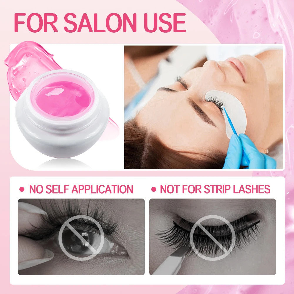 ARISON Quick 5g Lashes Glue Remover Cream Eyelash Extension Removal Tools Mild and Low-irritating Makeup Remover Eye Lash Glue