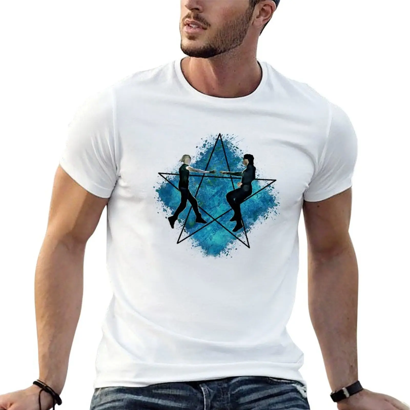 Футболка Raelle and Scylla - Flight T-Shirt, повседневная модная футболка с коротким рукавом