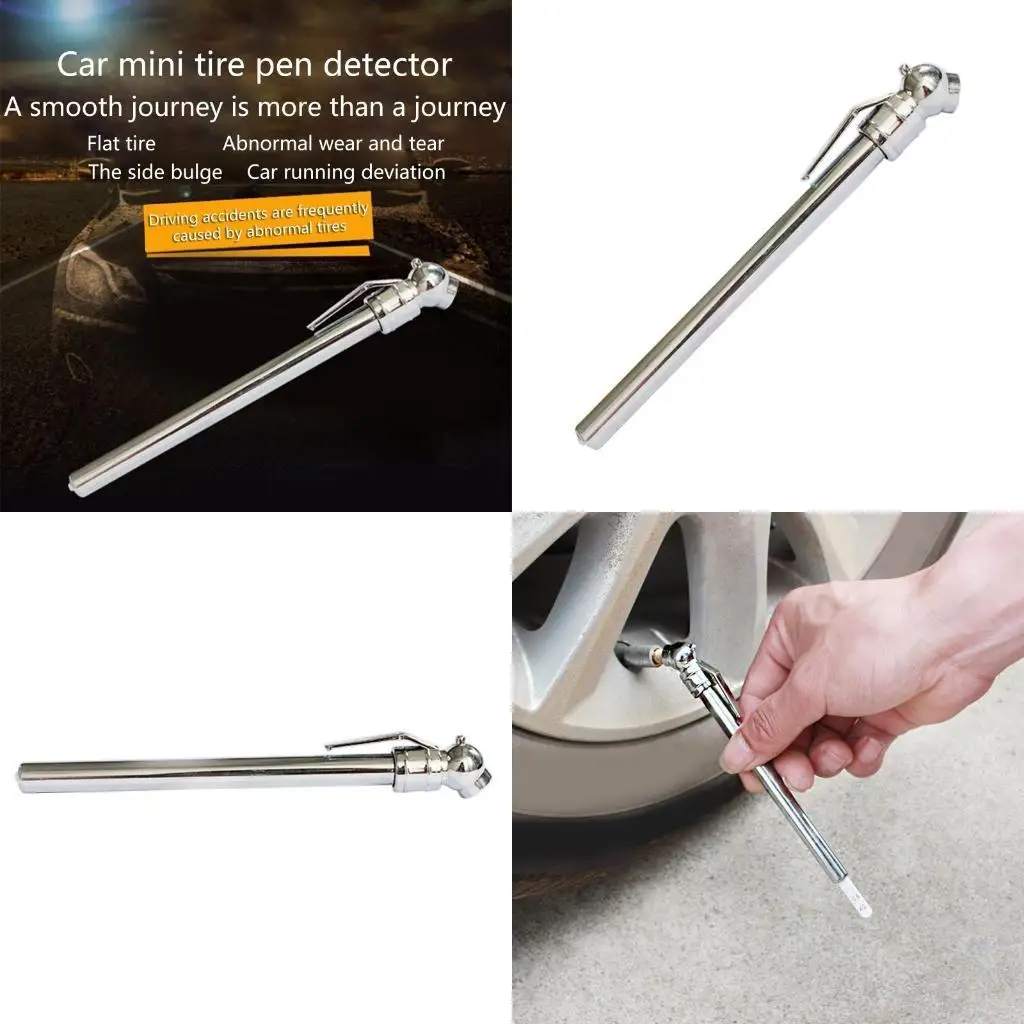 

02DE Auto Car Vehicle Motor Tyre Tire Air Pressure 5-50PSI Mini Test Meter Gauge Pen Tire Pressure Monitor Systems
