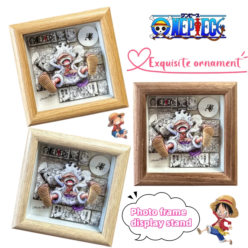

New One Piece Luffy three-dimensional painting creative exquisite desktop ornaments high-value boys and girls birthday gifts