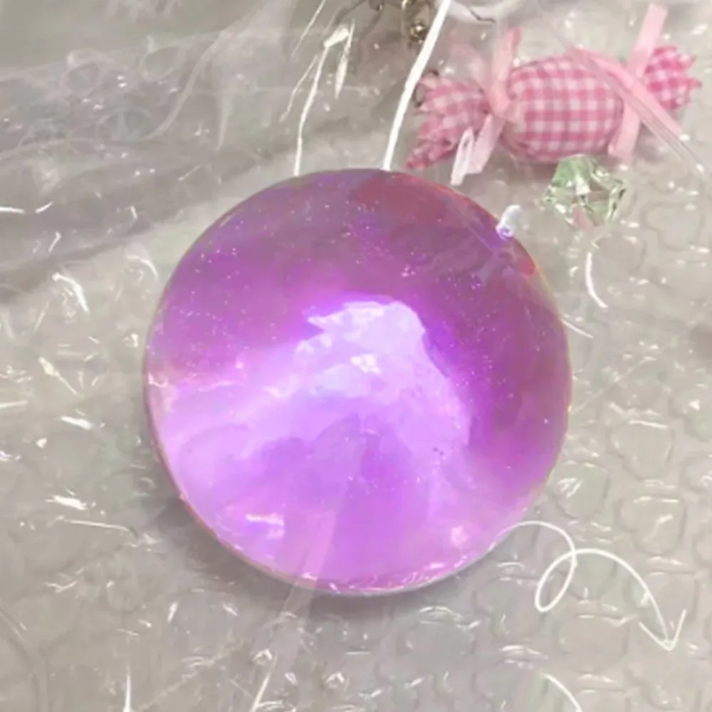 Boule de cristal TPR pour presser l'acné, cadeau pour astuce, boule d'eau solide transparente, jouets créatifs et réalistes pour pincer les bulles