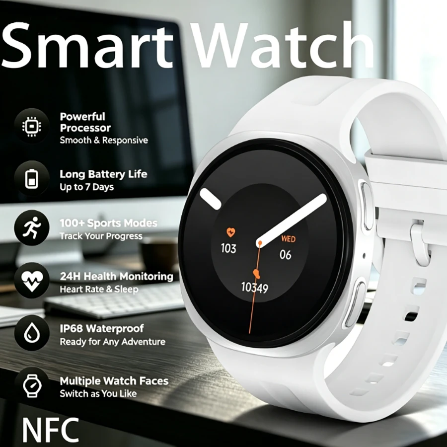 Watch 9 Mini Smart Watch 40MM for Men Women Heart Rate Blood Oxygen Women's Health Bluetooth Call NFC Access Control Smart Watch