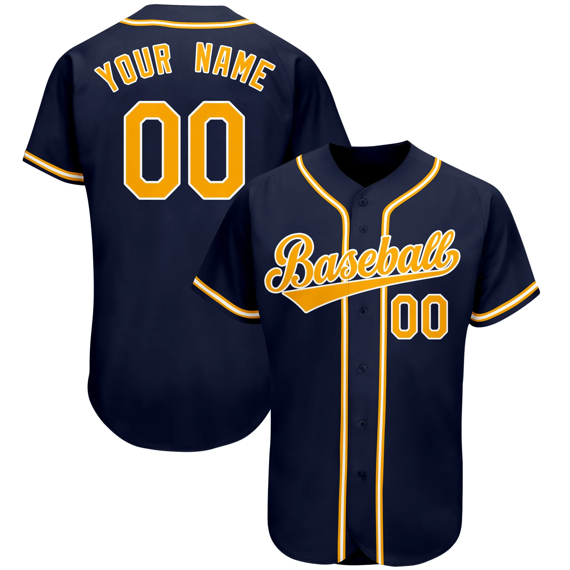 Professional Custom Baseball Jersey Mesh Printing Make Your Own Jersey Team Name Number Logo Baseball Shirt for Men Women Youth