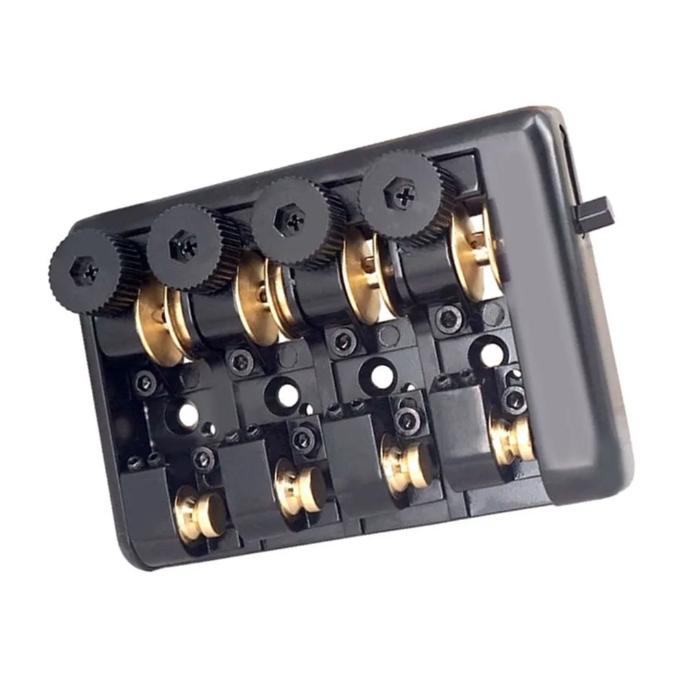 

Guitar Part Travel Bass Bridge Brass Roller Saddle Easy Installation Headless Professional Brand New Long Lasting Practical