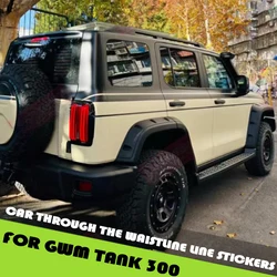 Car Through The Waistline Line Stickers Fit for Tank 300 Haval DARGO Auto Through The Wheel Brow Sticker Exterior Upgrade Parts