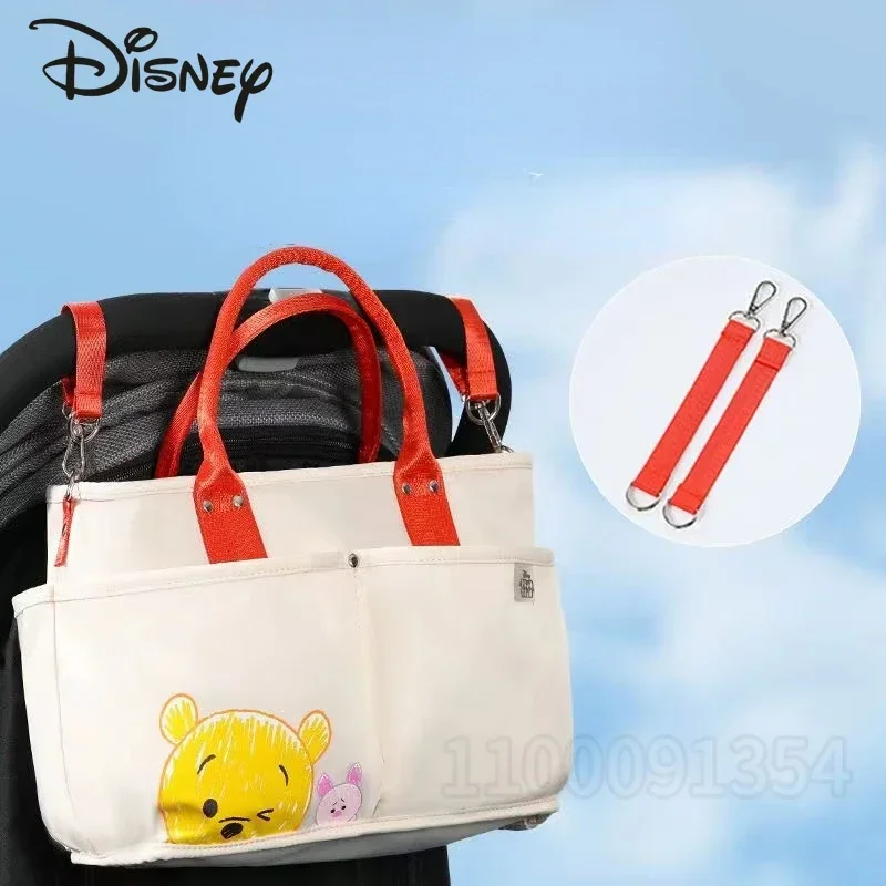 Disney Mickey New Diaper Handbag Cartoon Diaper Bag Fashion Diaper Bag Crossbody Bag Multi Functional Portable Large Capacity