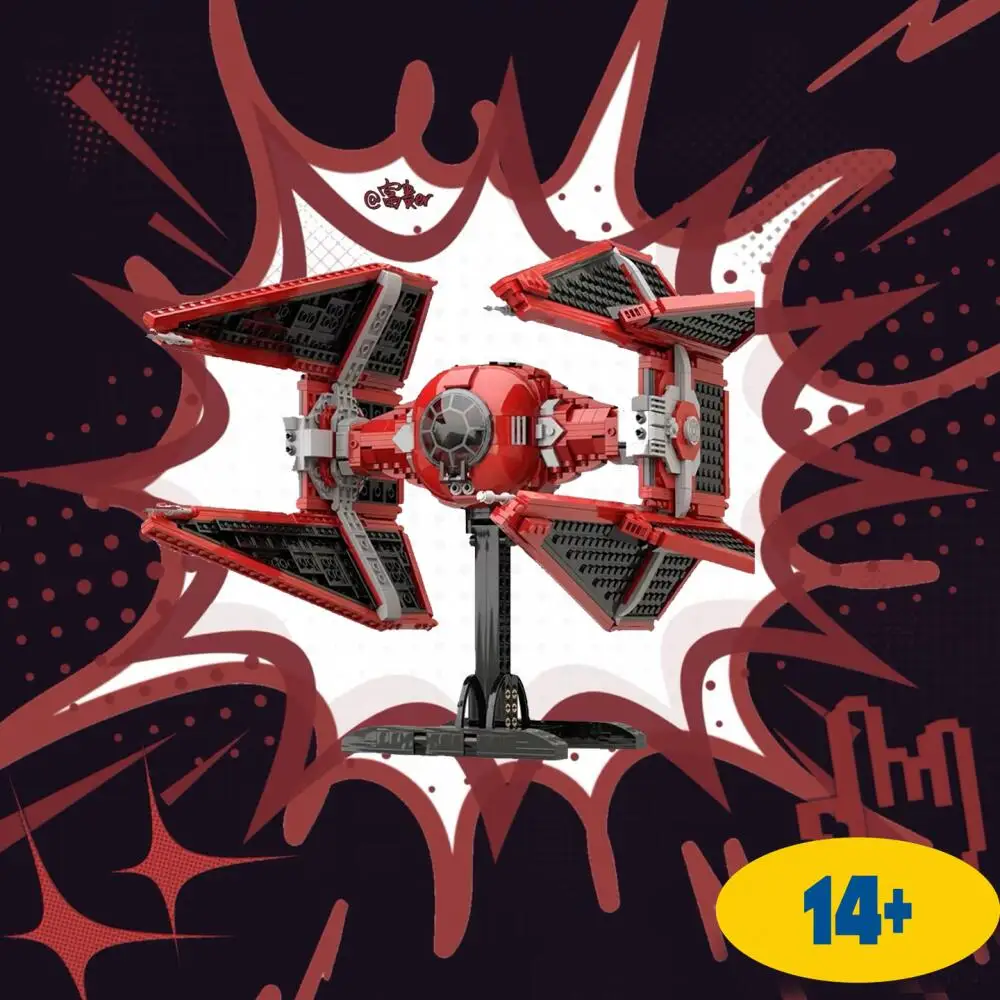 Blocs de construction en briques pour enfants, blocs de construction de garde royale, célèbre Compatible avec TIE-Fighter, cadeaux d'anniversaire, nouveauté 2025 75240