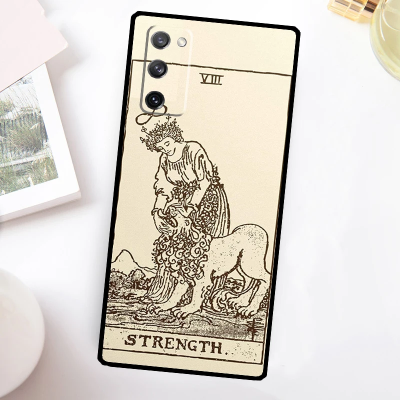Tarot Card Astrology Sun Moon Case For Samsung Galaxy S24 S23 S22 Ultra S21 S20 FE Note 10 Plus Note 20 S8 S9 S10 Cover