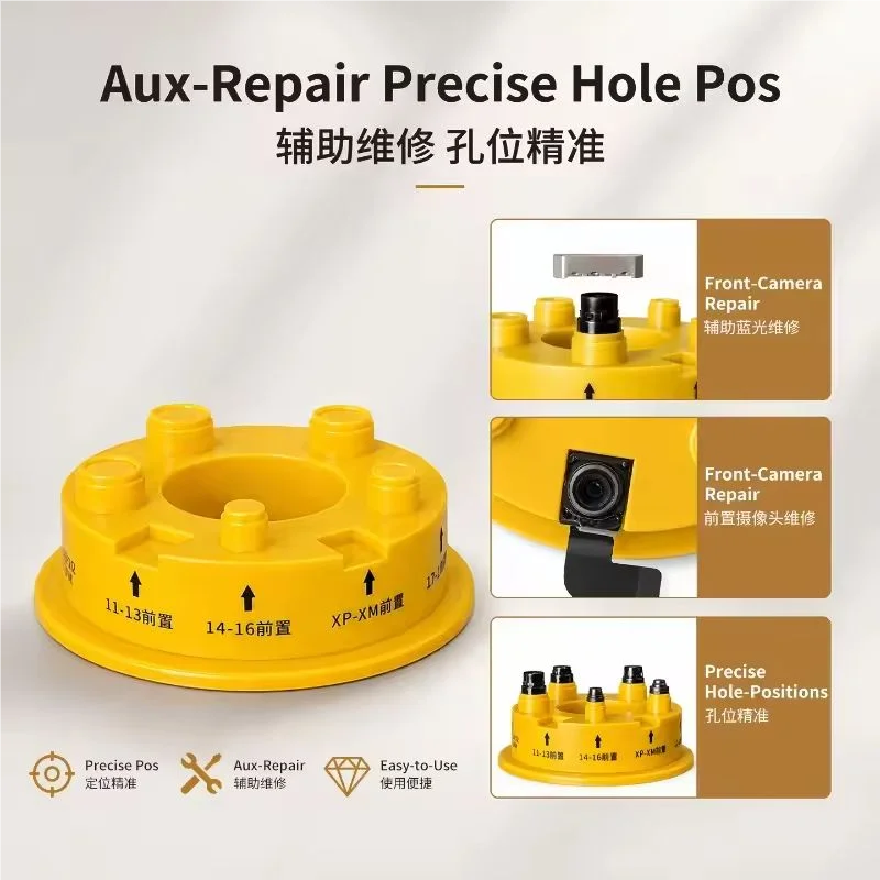 KEGUAN KG-LGDW01 Blue Light Positioning Base Camera Lens Fixing Tool For iP X-16 Camera Blue Bead Replacement Tool