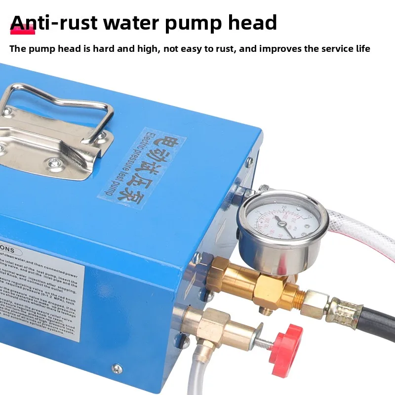 Bomba de teste elétrica portátil de alta pressão