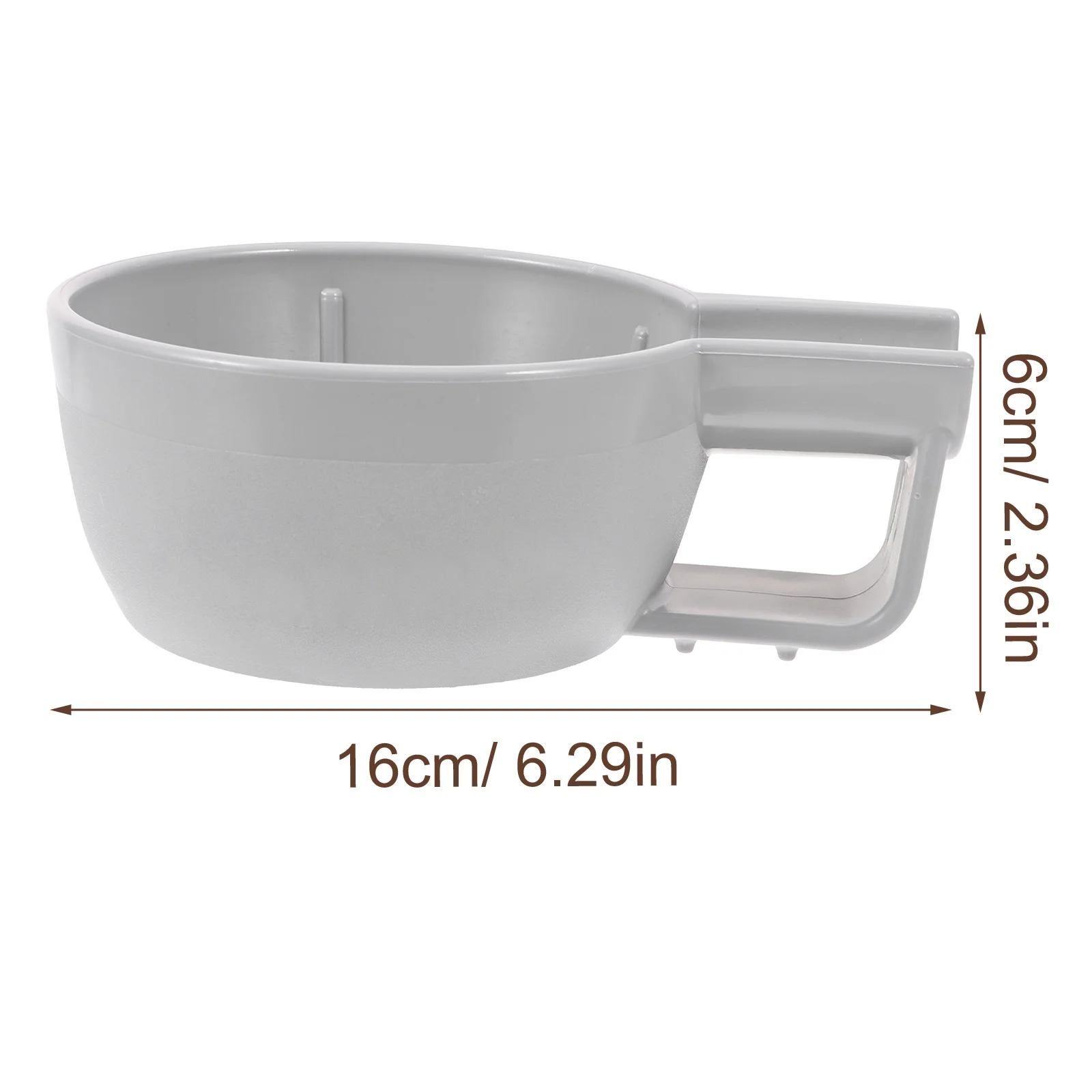 Shaving For Men Large Capacity Plastic Shave Cup Soap Bubble Bowl Handheld Shaving Container Making Bowl For