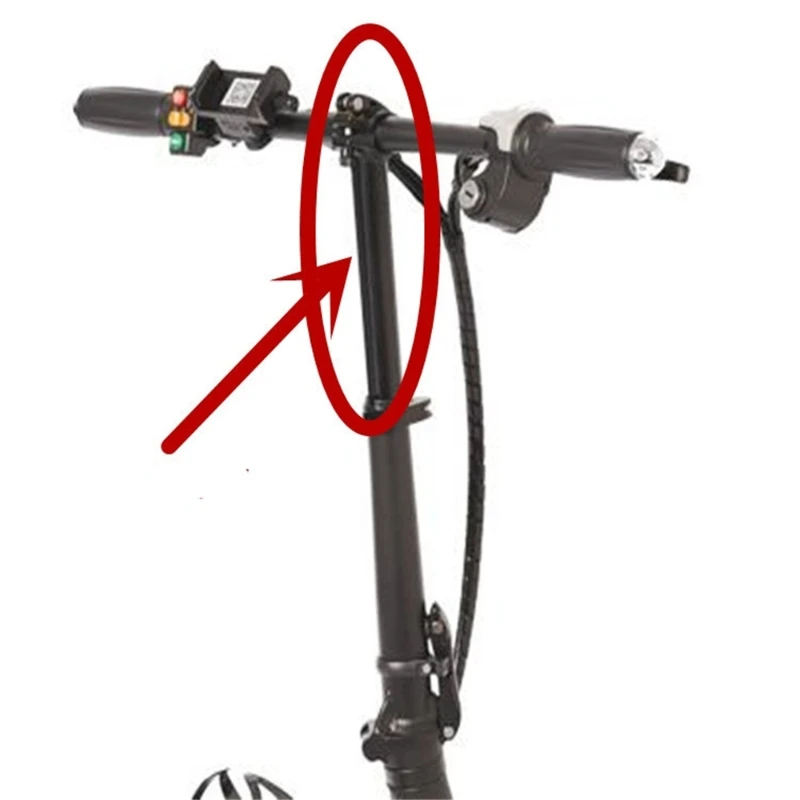 CNCLOL Fahrradteil, Klappbarer Fahrradvorbau 28,6mm 25,4mm Aluminiumlegierung Höhenverstellbarer Lenkererhöher für MTB Klappfahrrad – Detail 12