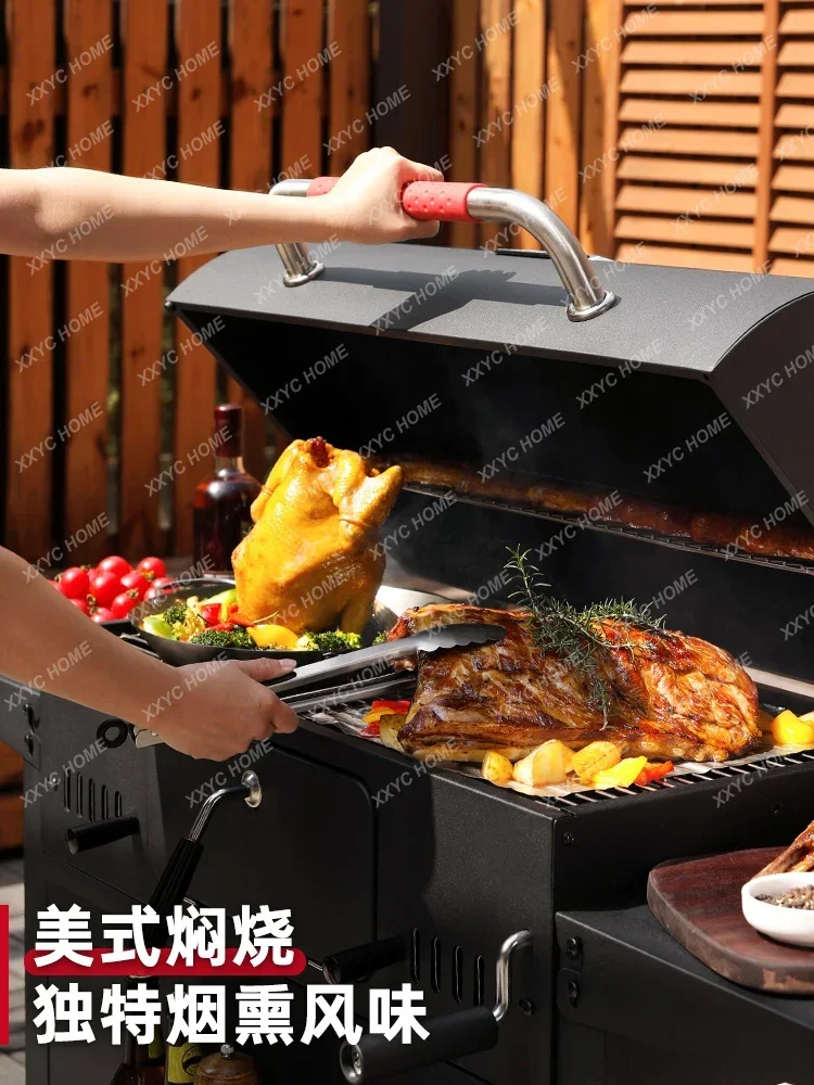 Barbecue Oven Household Barbecue Grill Charcoal American Braised Oven Household Large