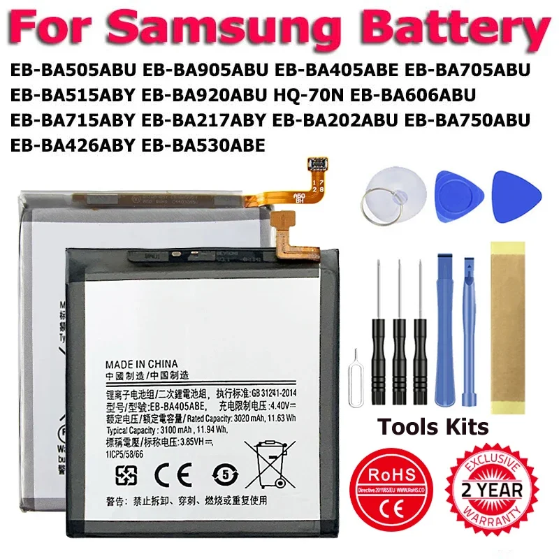 XDOU Battery For Samsung Galaxy A30 A30S A10E A20 A20E A21S A40 A42 A50 A51 A60 A70 A72 A80 A90 A9S A71 A7 A8 A9 A10 A11 A12