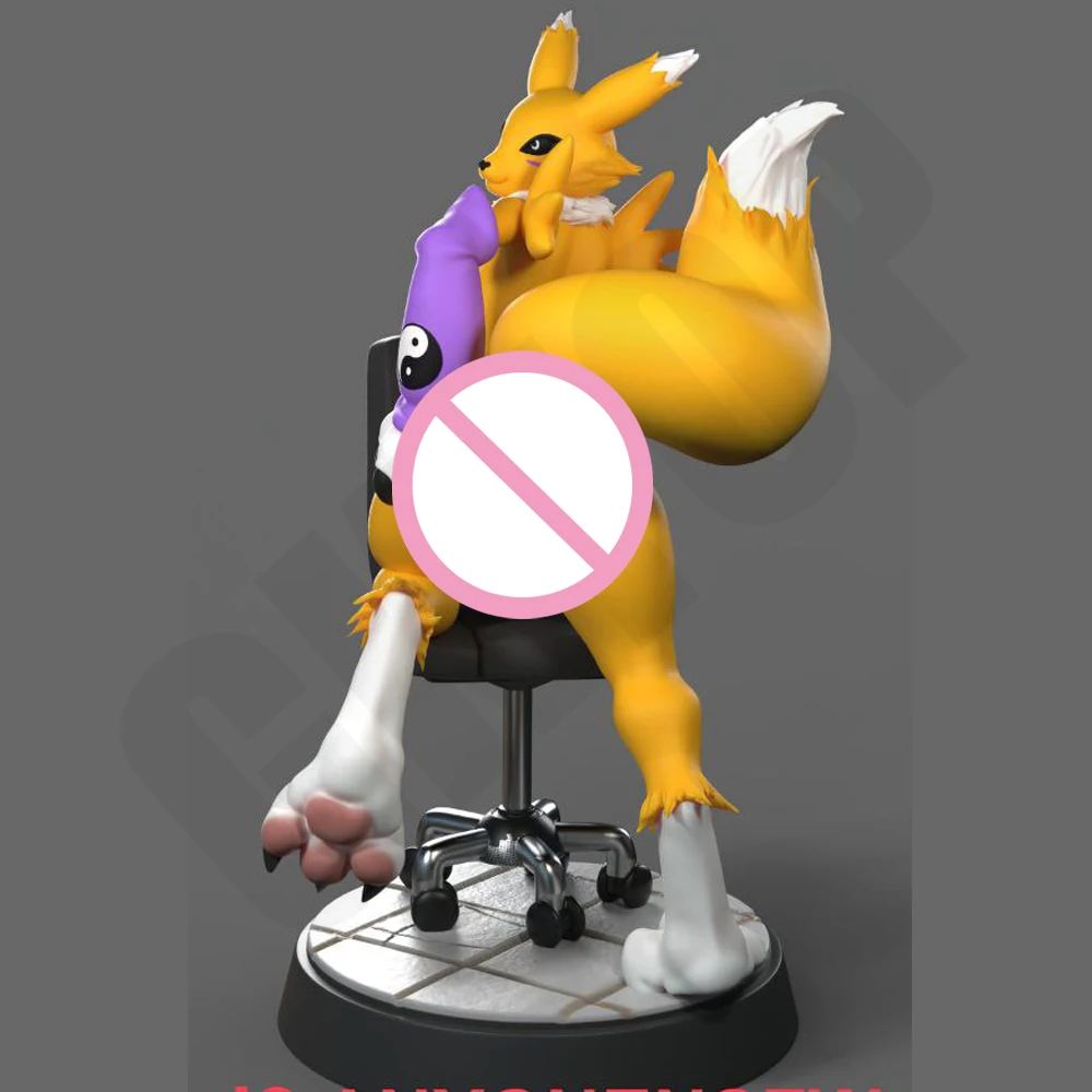 

3d Printing Model Kit Waifu Beauty FUTA Sexy Fox NSFW Anime Figure Model Kit Diy Miniature Reduction Statue Unpainted Toys