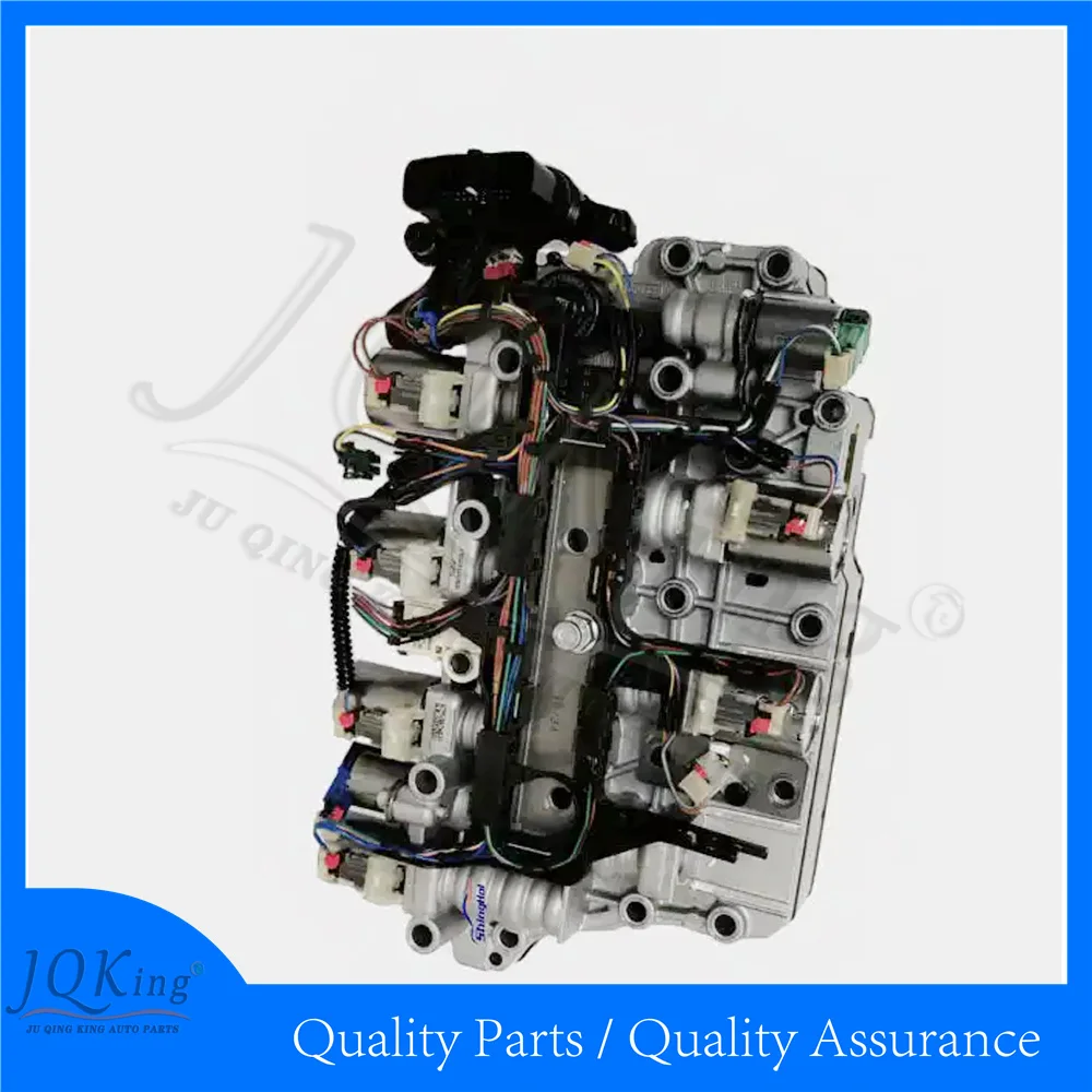 مُعاد تصنيعه 8F35 8F40 8F24 جسم صمام ناقل الحركة الأوتوماتيكي 8 سرعات مع الملف اللولبي وحزام الأسلاك لسيارة FORD 8F35