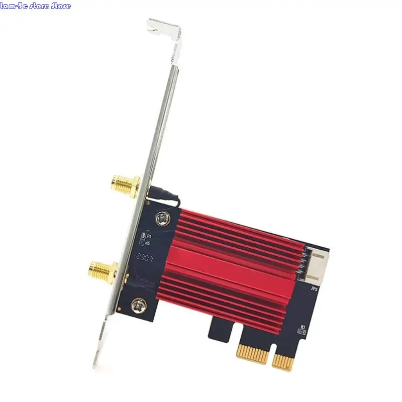 D0UA PCIE อะแดปเตอร์ไร้สาย wifi 5 การ์ดเครือข่าย 802.11ac 1200mbps สองวง